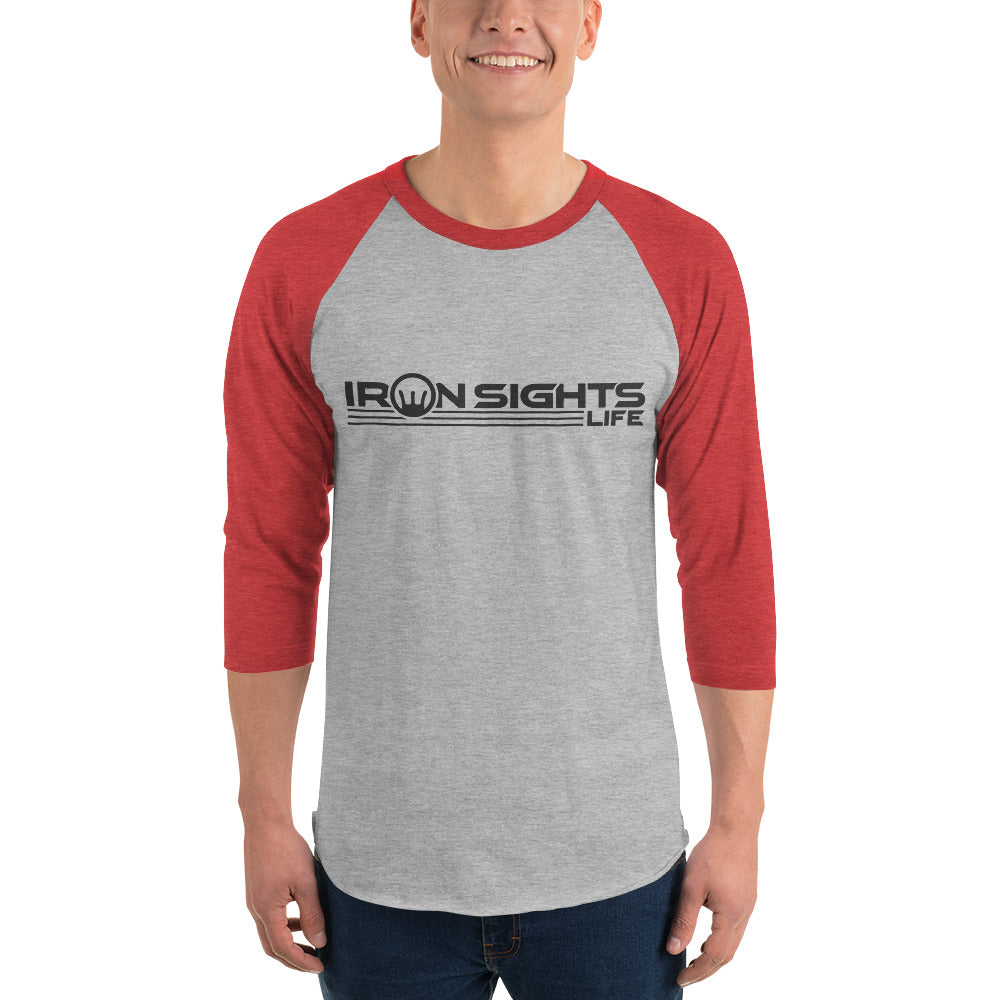 3/4 sleeve raglan shirt